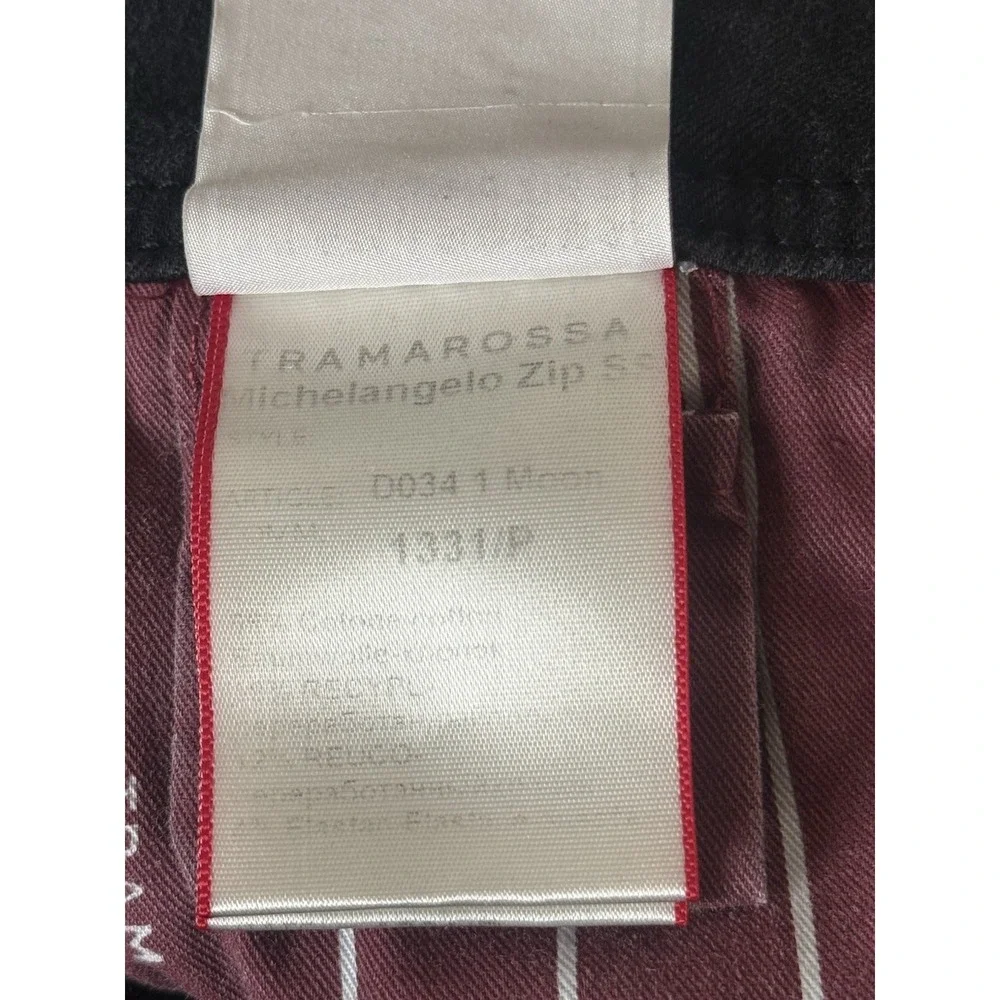 Sartoria Tramarossa Leonardo 1 Moon Jeans Men's 31 Black Slim Italy button fly
